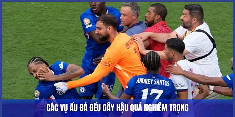 Ẩu Đả Tai Tiếng Nhất Lịch Sử World Cup: Khi Bóng Đá Thành Võ Đài 2 CÁC VỤ ẨU ĐẢ ĐỀU GÂY HẬU QUẢ NGHIÊM TRỌNG